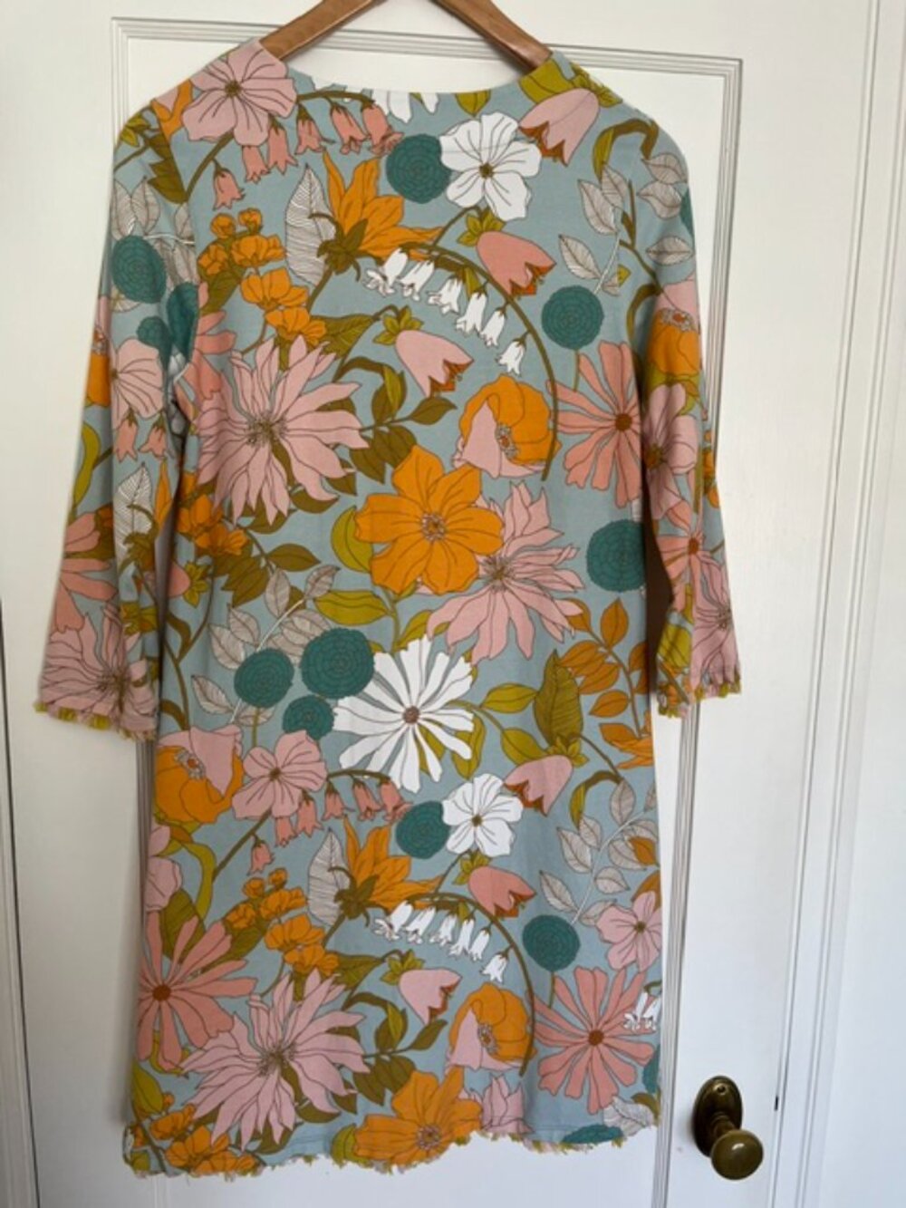 Spartina 449 Island Fringe Shift Dress | Size Medium - Picture 2 of 10